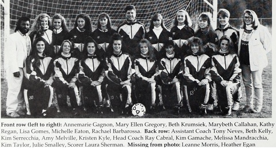 1992 UMass Dartmouth Women's Soccer Team